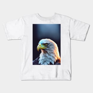 The great eagle on clear background Kids T-Shirt